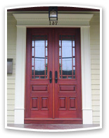 double exterior doors