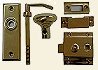 Knob/Lever Set - Rim Latch