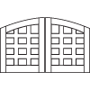 DBL-GG-003 Double Garden Gate