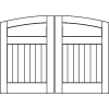 DBL-GG-004 Double Garden Gate