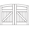 DBL-GG-005 Double Garden Gate