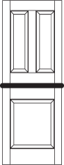 DD209 Solid Wood Dutch Door