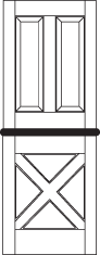 DD214 Solid Wood Dutch Door