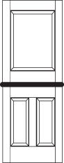 DD227 Solid Wood Dutch Door