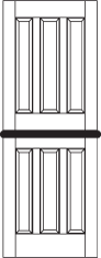 DD233 Solid Wood Dutch Door