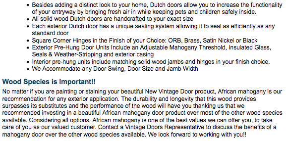 Dutch Doors - Vintage Doors