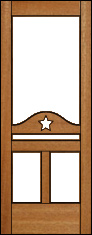 Lone Star Screen Door