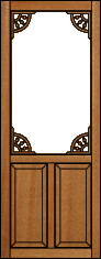 Sunrise Victorian Porch Panel