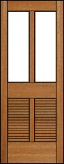 Antigua Louver Screen Door