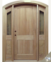 EU124 Arch Top Solid Wood Entrance Unit