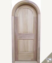 D119RT Round Top Solid Wood Door