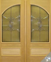 DB115 Glass Panel Double Door