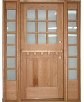 DE106 Glass Panel Dutch Entrance Unit