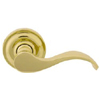 Classic Style Lever Lockset - Polished Brass Entry K3