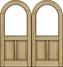 DBL-Willowbrook RT - YesterYear's Vintage Doors