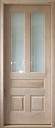 Solid Wood Interior Exterior Doors With Glass